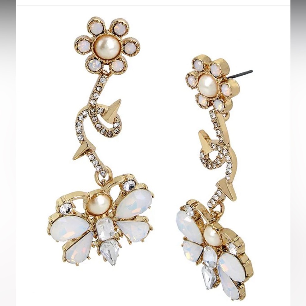 Betsey Johnson butterfly earrings